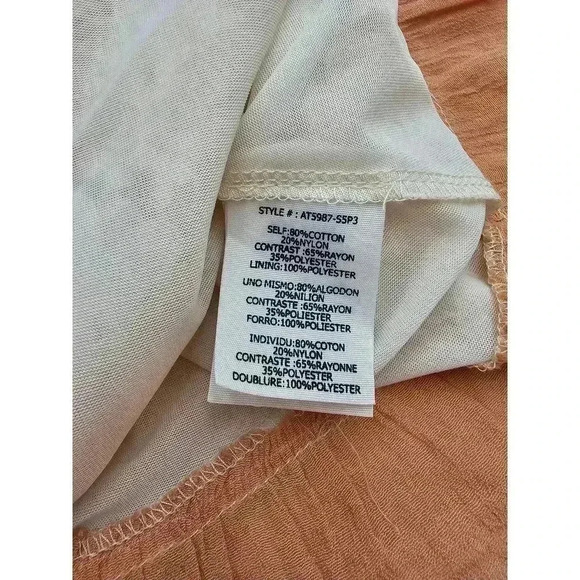 Altar'd State Women's Size M Lace and Frill Boutique Style Top - Picture 6 of 6